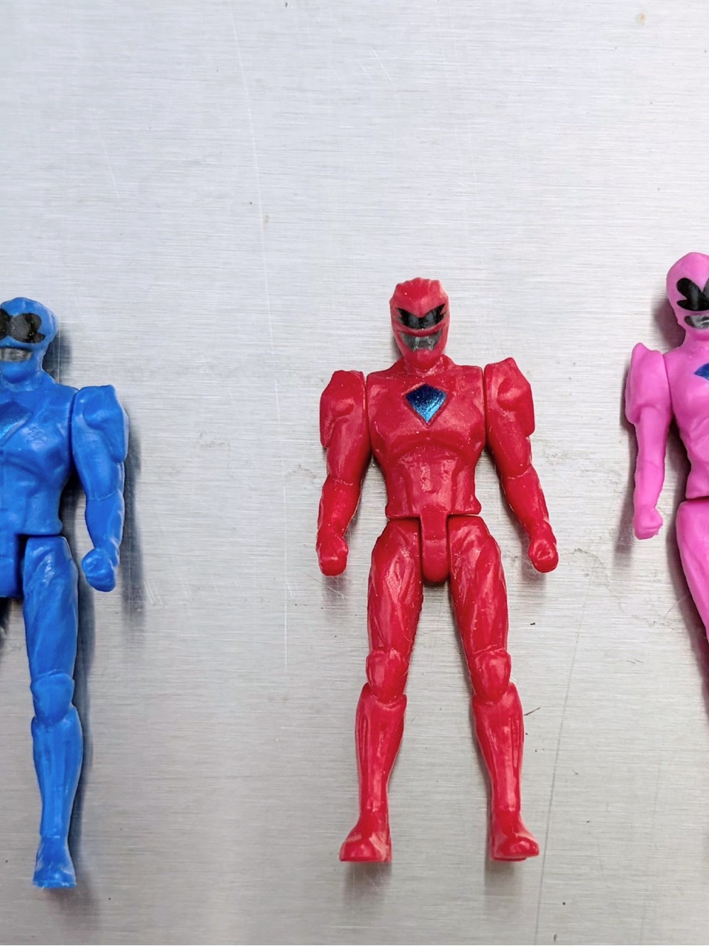 Set Of Power Rangers Movie Interactive Movie Megazord 2" Figures Lot